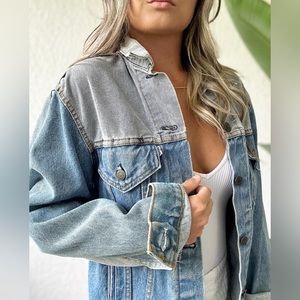 VINTAGE Levi’s 3 Tone Denim Trucker Jacket